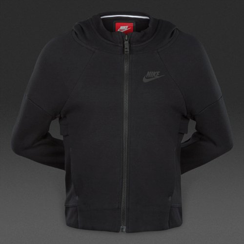 Nike Sportswear Tech Fleece Full-Zip Hoody Black for Girls